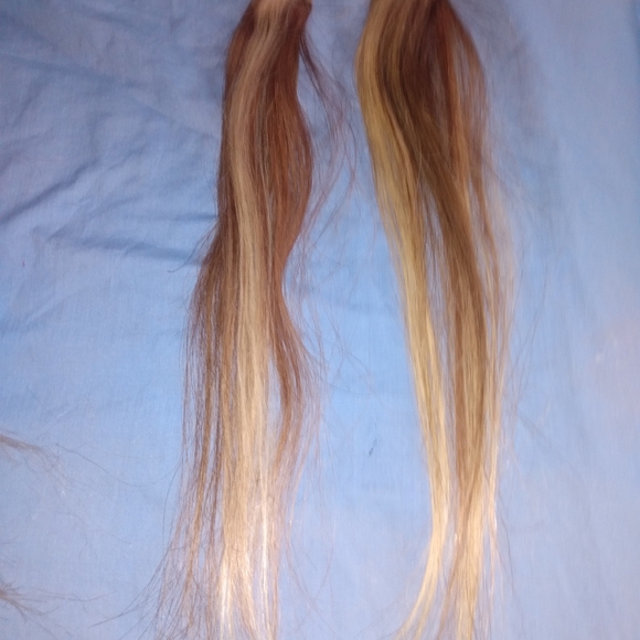 "She" clip & go by Shilo hair extensions %100 Remy human hair 12 piece 18" long - Picture 7 of 8